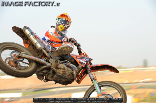 2009-10-04 Franciacorta - Motocross delle Nazioni 0606 Warm up group 1 - Arnaud Tonus - KTM 250 SWI
